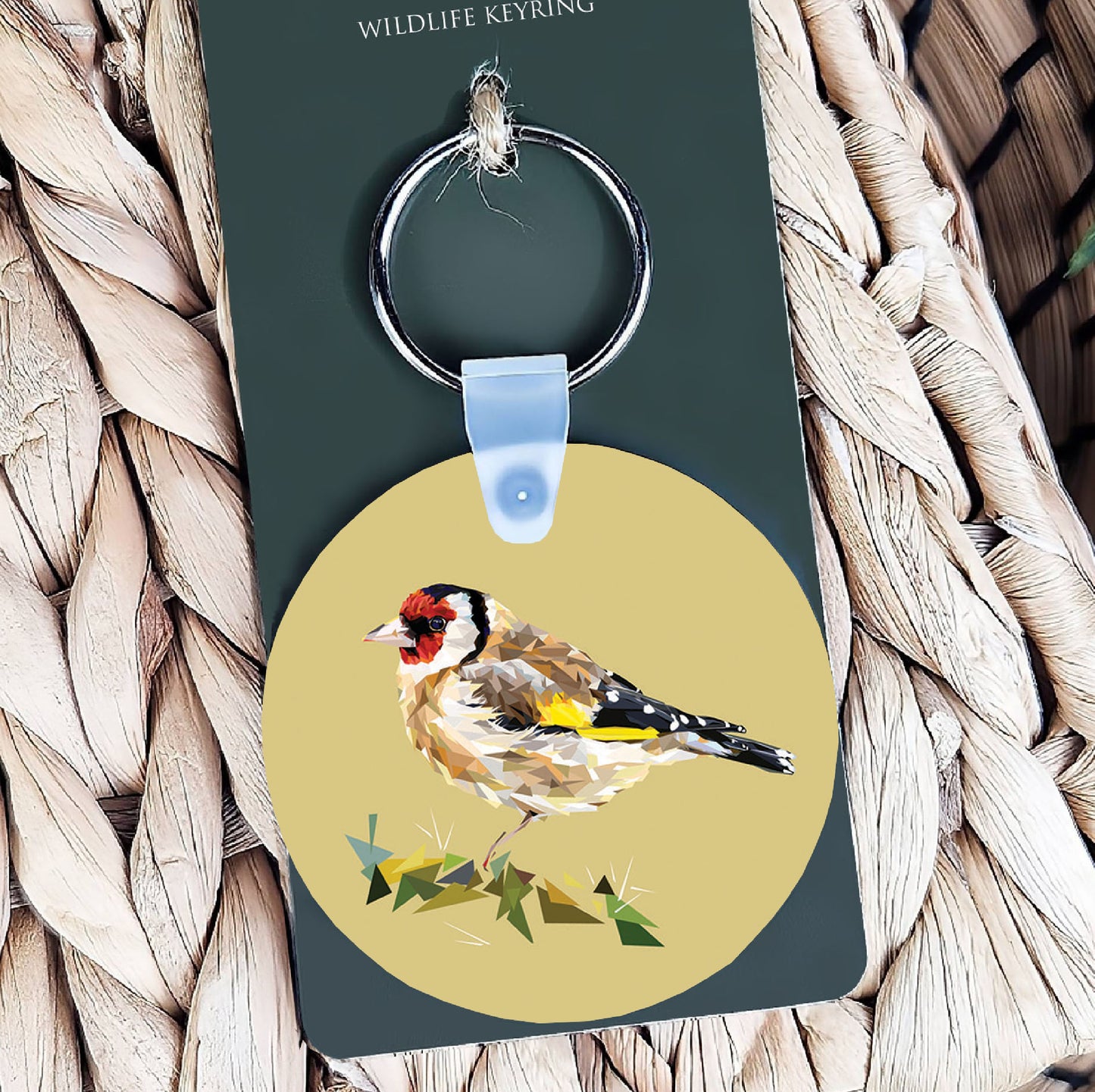 Goldfinch bird illustration | Keyring | Accessories