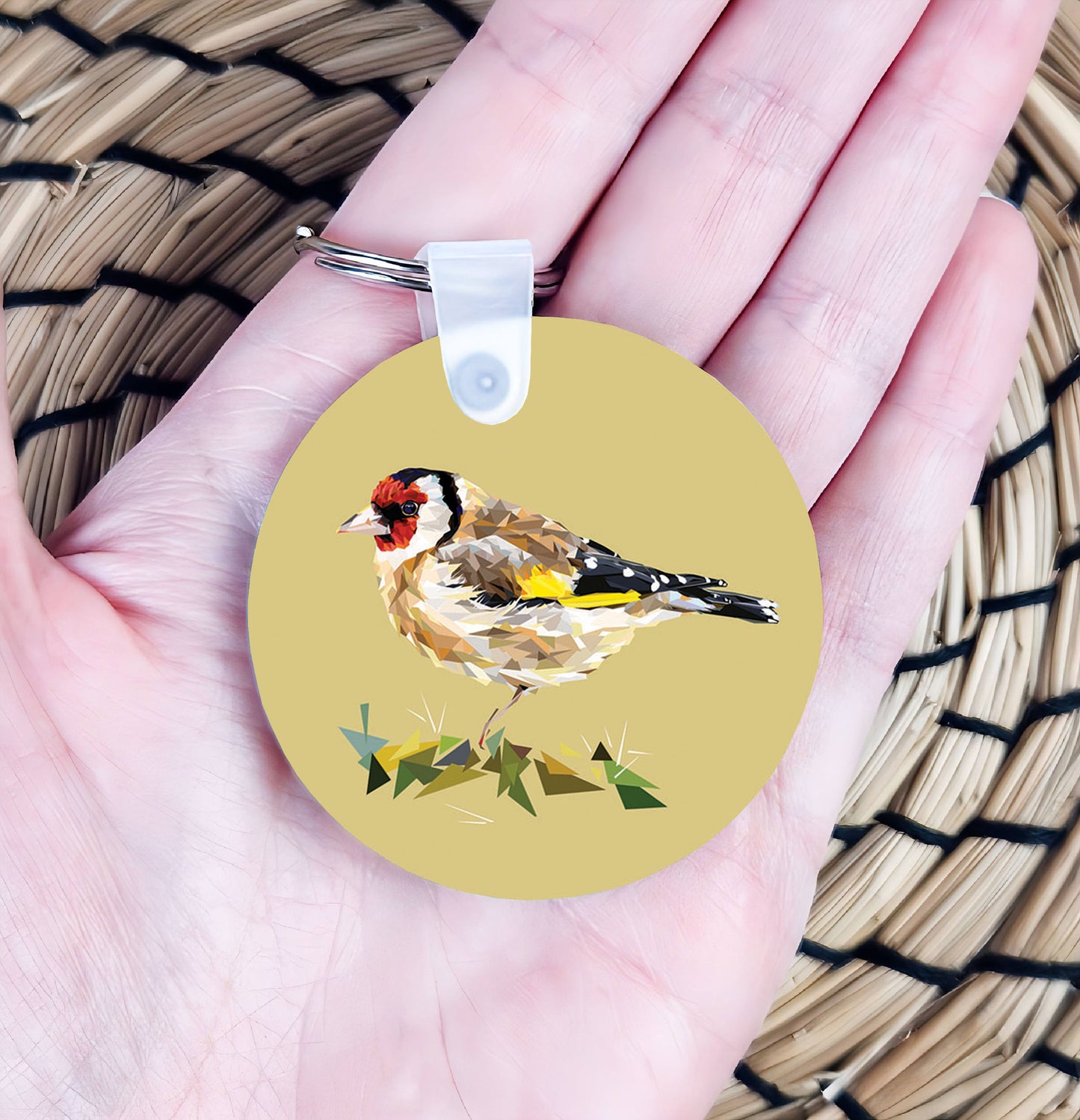 Goldfinch bird illustration | Keyring | Accessories