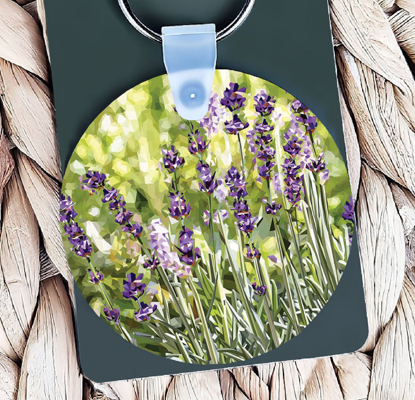 Lavender flower illustration | Keyring | Accessories