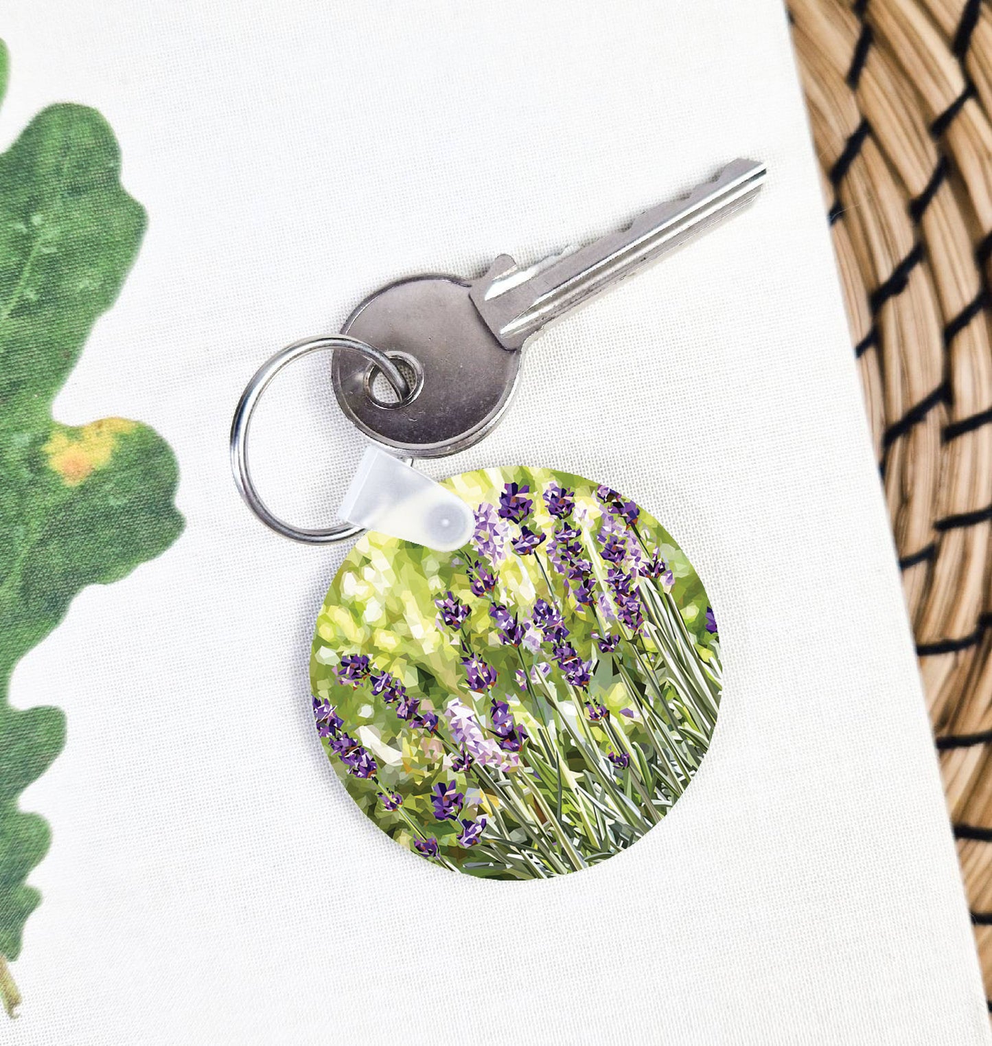 Lavender flower illustration | Keyring | Accessories
