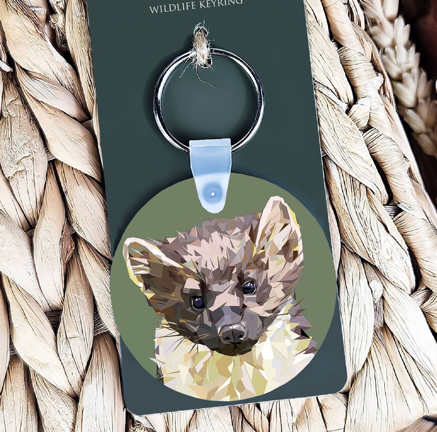 Pine marten illustration | Keyring | Accessories