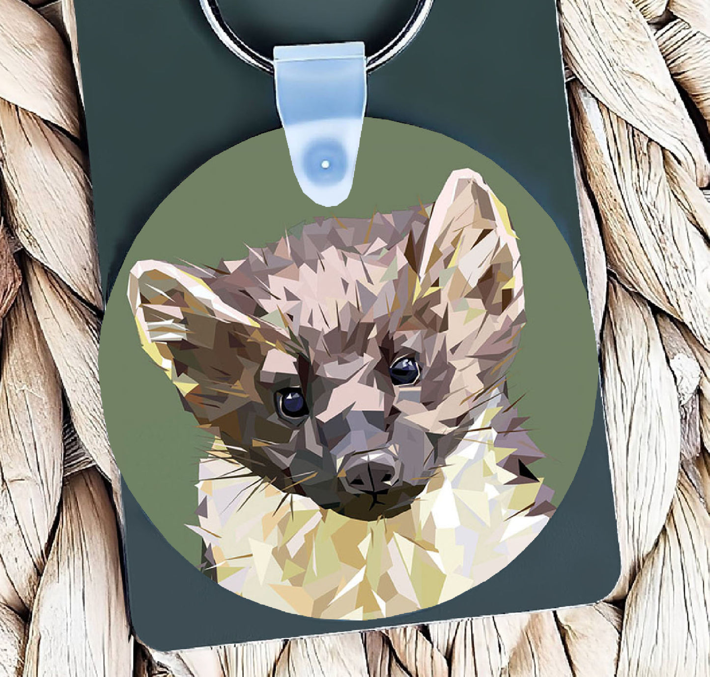 Pine marten illustration | Keyring | Accessories