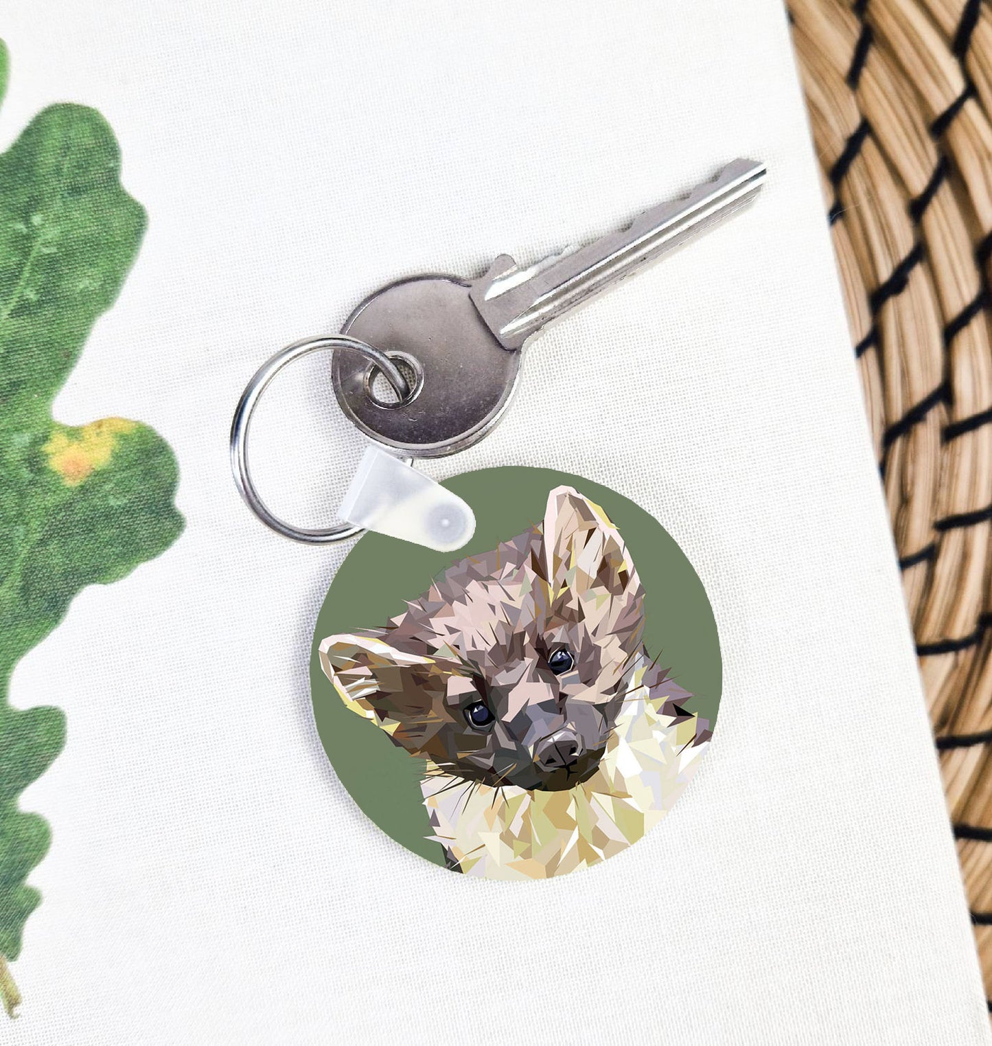 Pine marten illustration | Keyring | Accessories