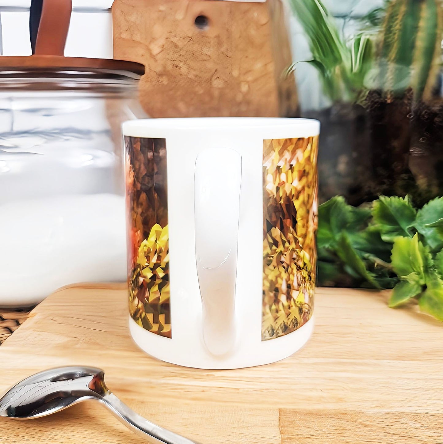 Red squirrel illustration | Bone China mug | Woodland animals