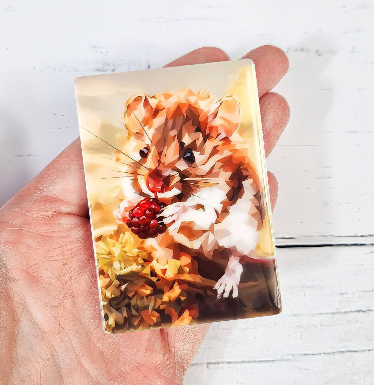 Field mouse illustration | Ceramic fridge magnet | Woodland creatures