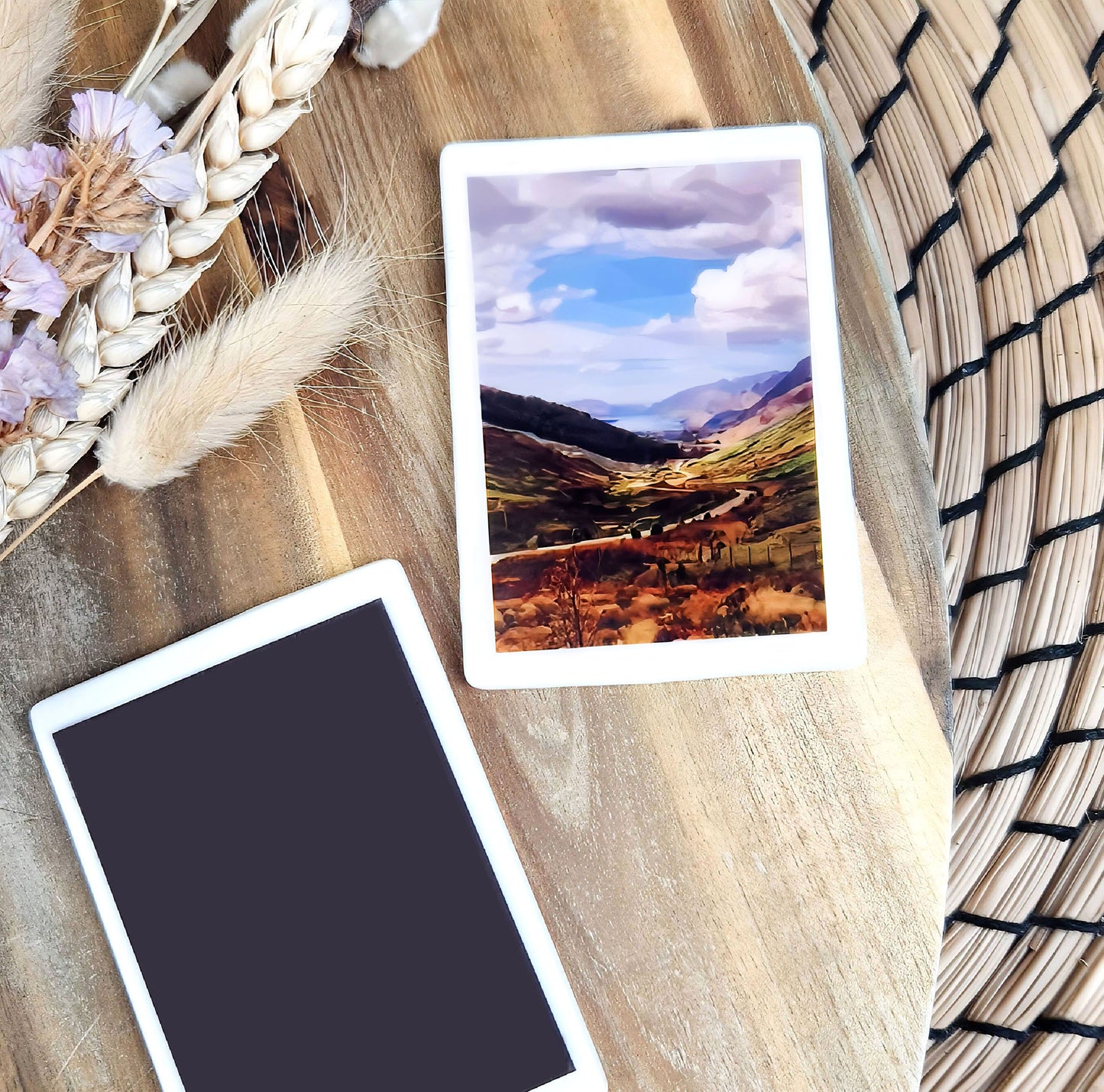 Glen Docherty Viewpoint illustration | Ceramic fridge magnet | Scottish gift