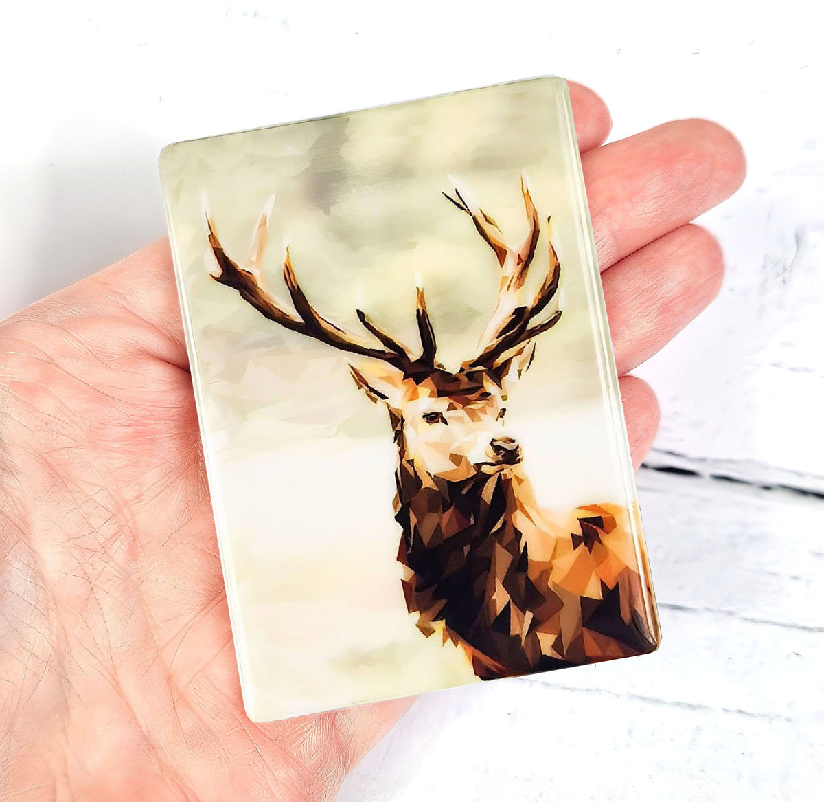 Red stag illustration | Ceramic fridge magnet | Scottish wildlife