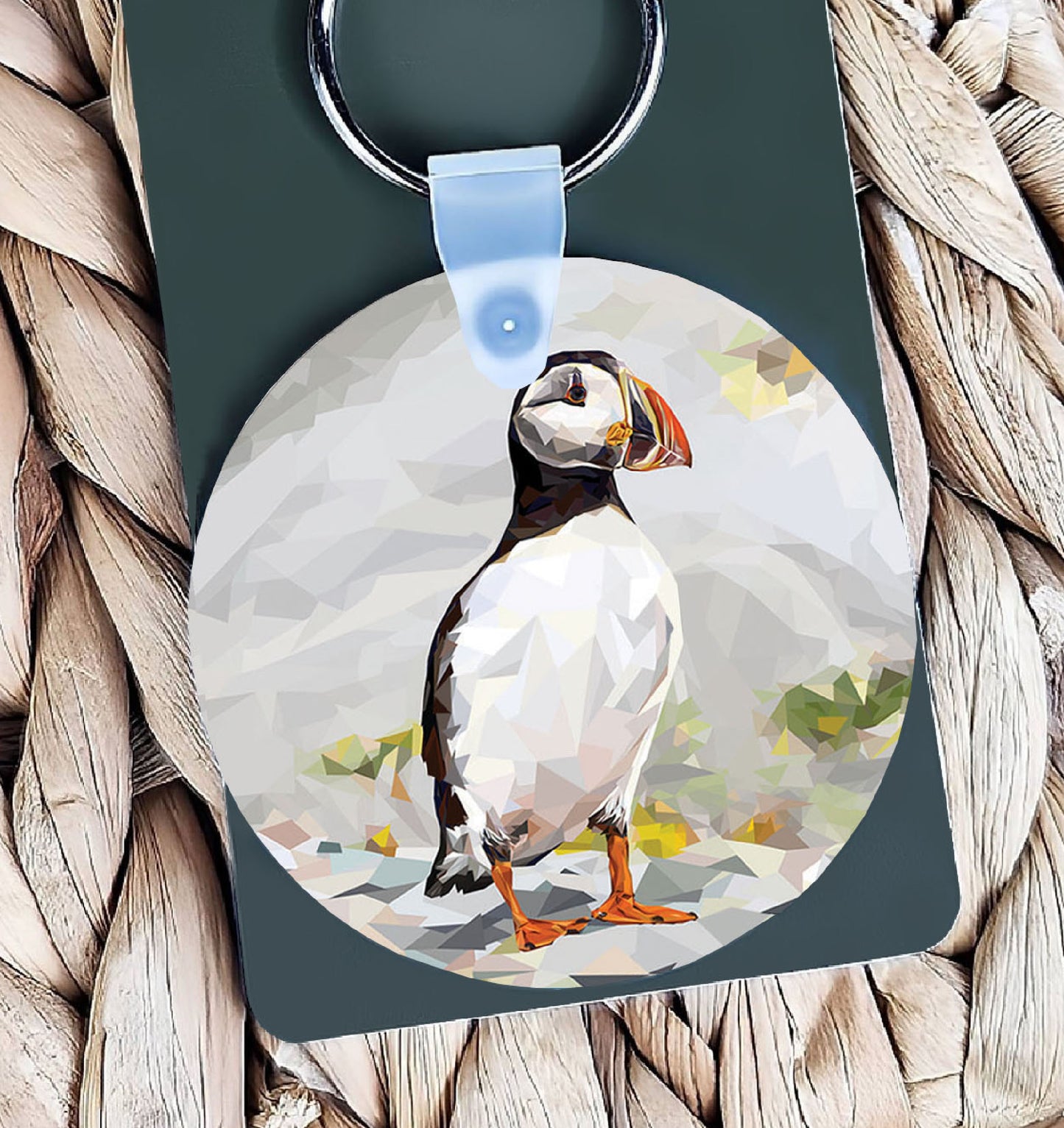 Atlantic puffin illustration | Keyring | Accessories