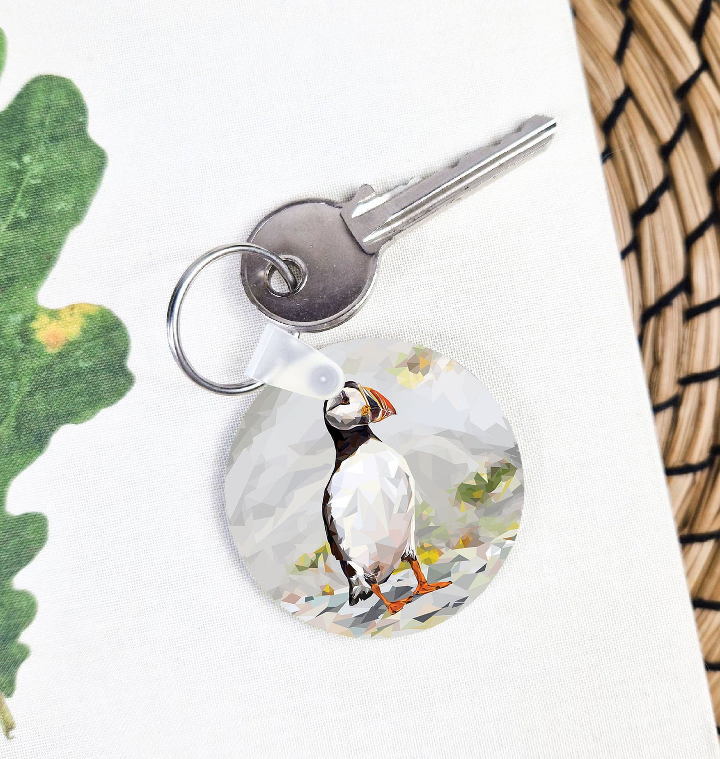 Atlantic puffin illustration | Keyring | Accessories