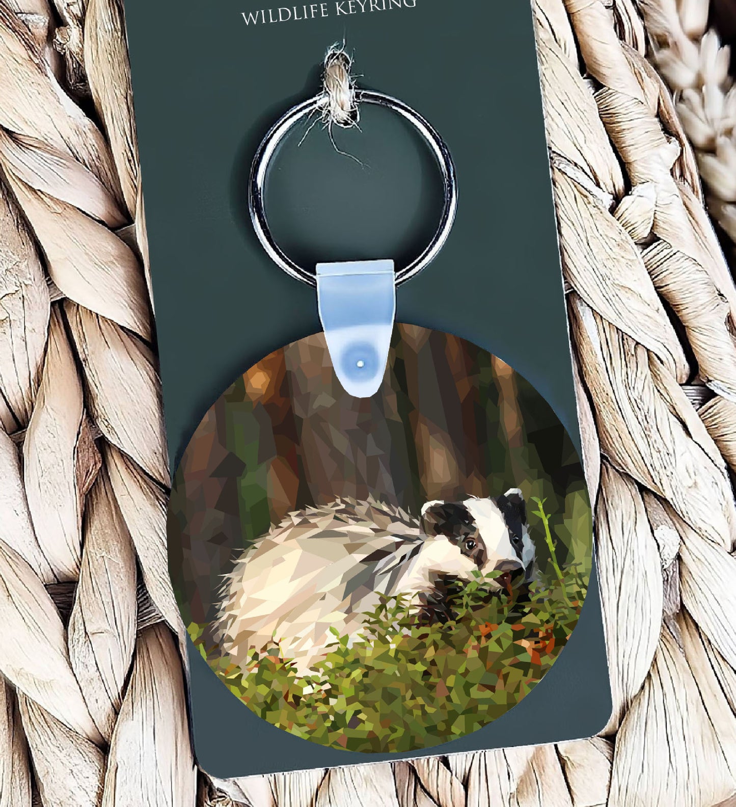 Badger illustration | Keyring | Accessories