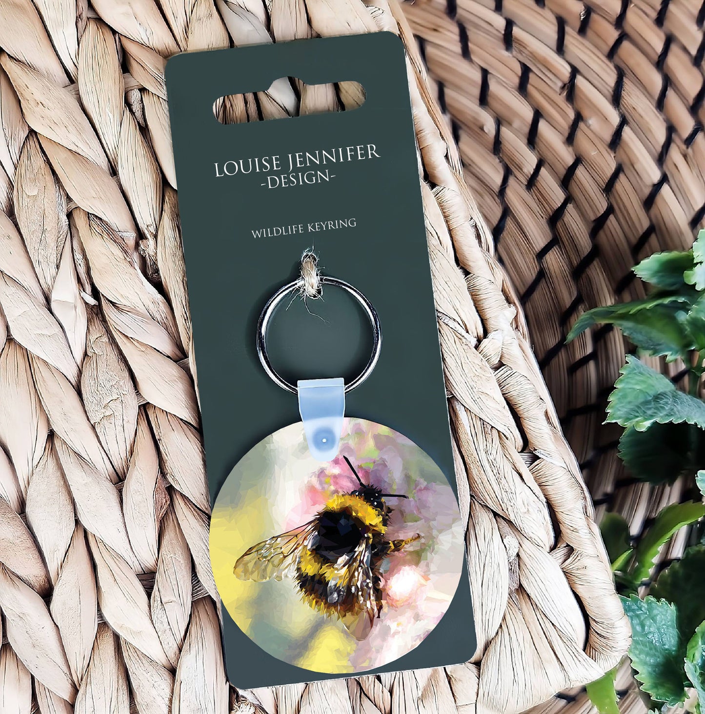 Bumblebee illustration | Keyring | Accessories