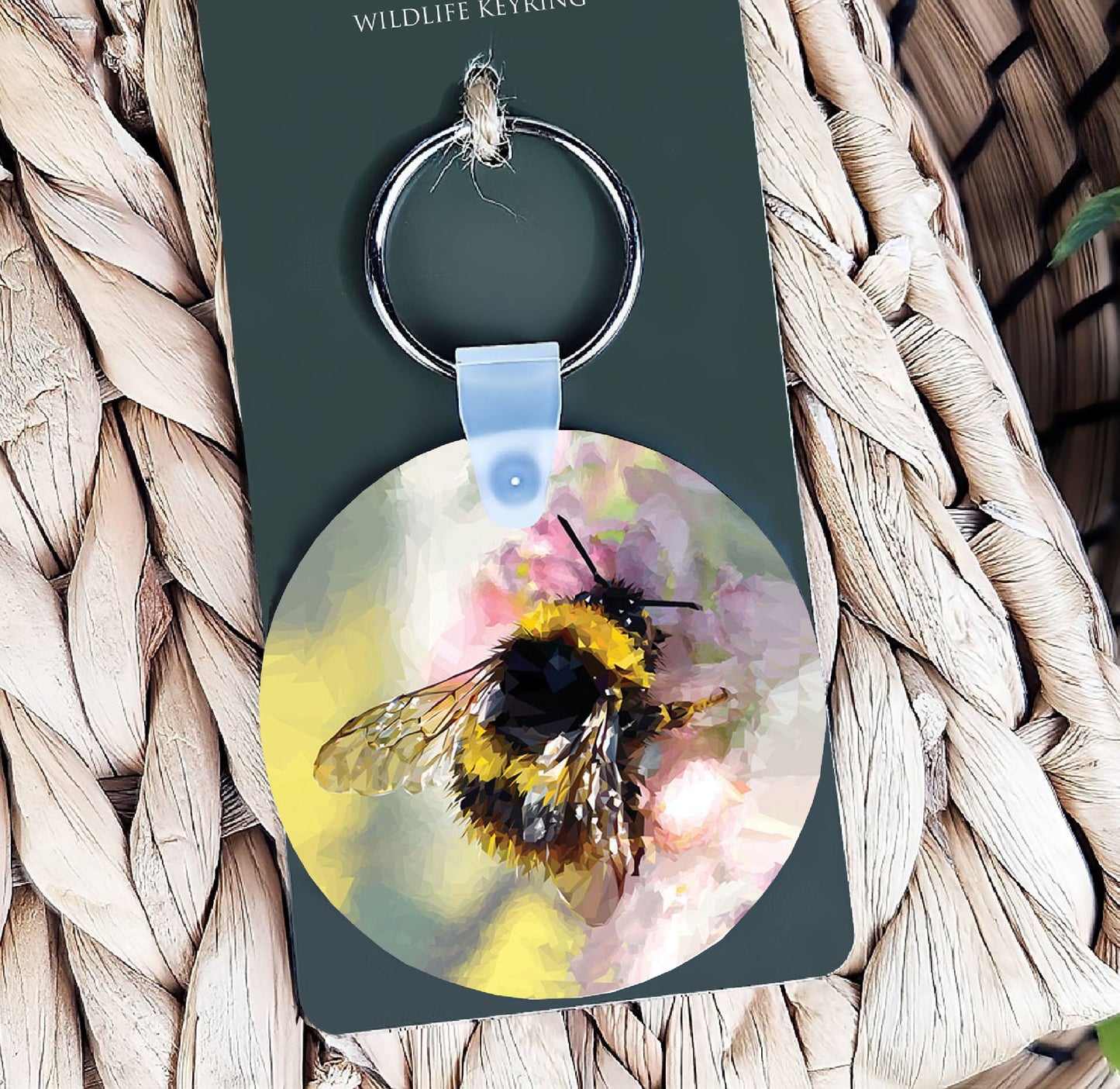 Bumblebee illustration | Keyring | Accessories