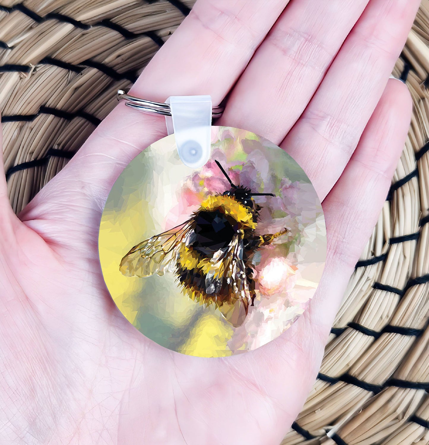 Bumblebee illustration | Keyring | Accessories
