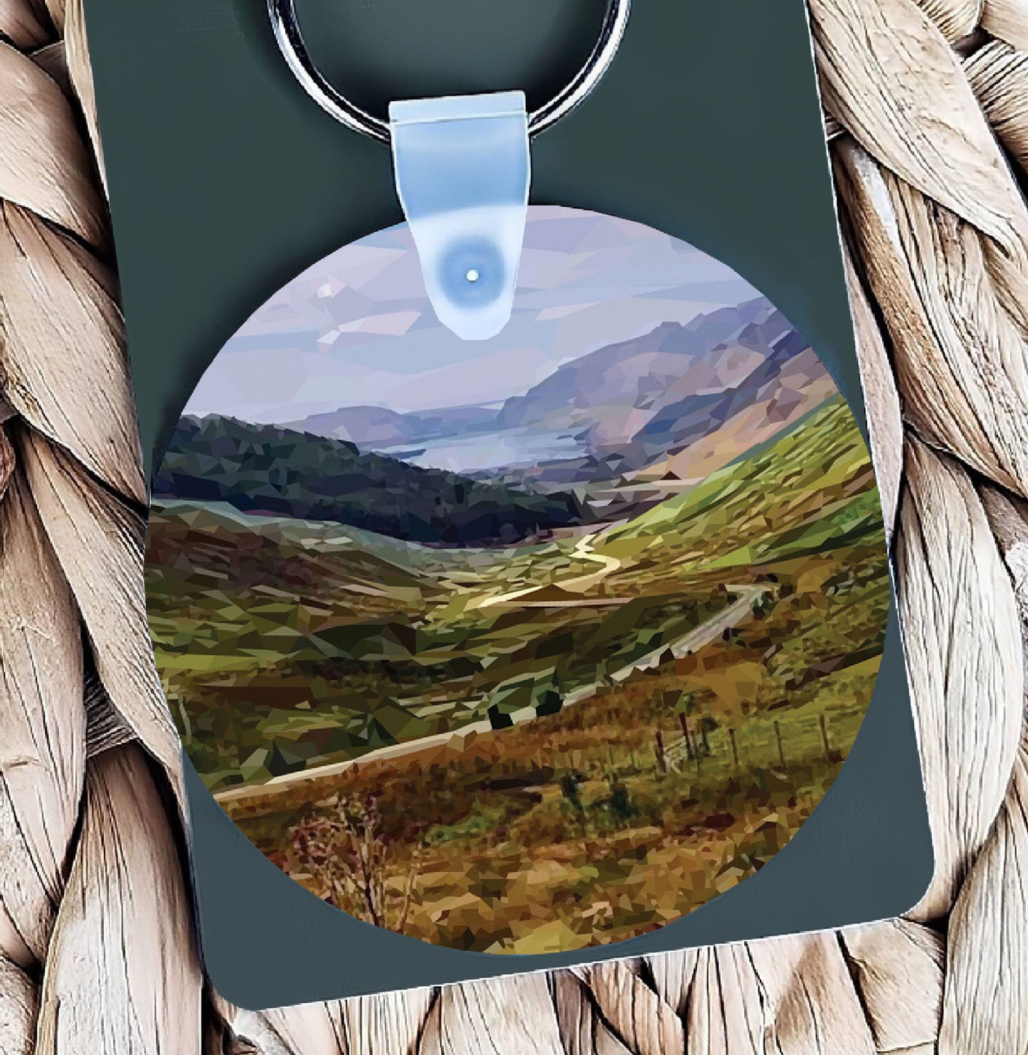 Scottish landscape illustration | Keyring | Glen Docherty