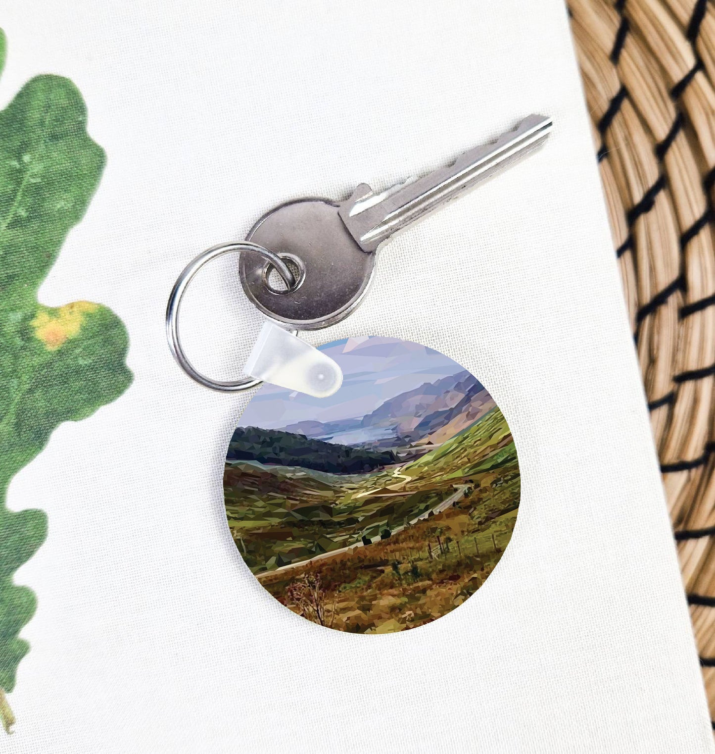Scottish landscape illustration | Keyring | Glen Docherty