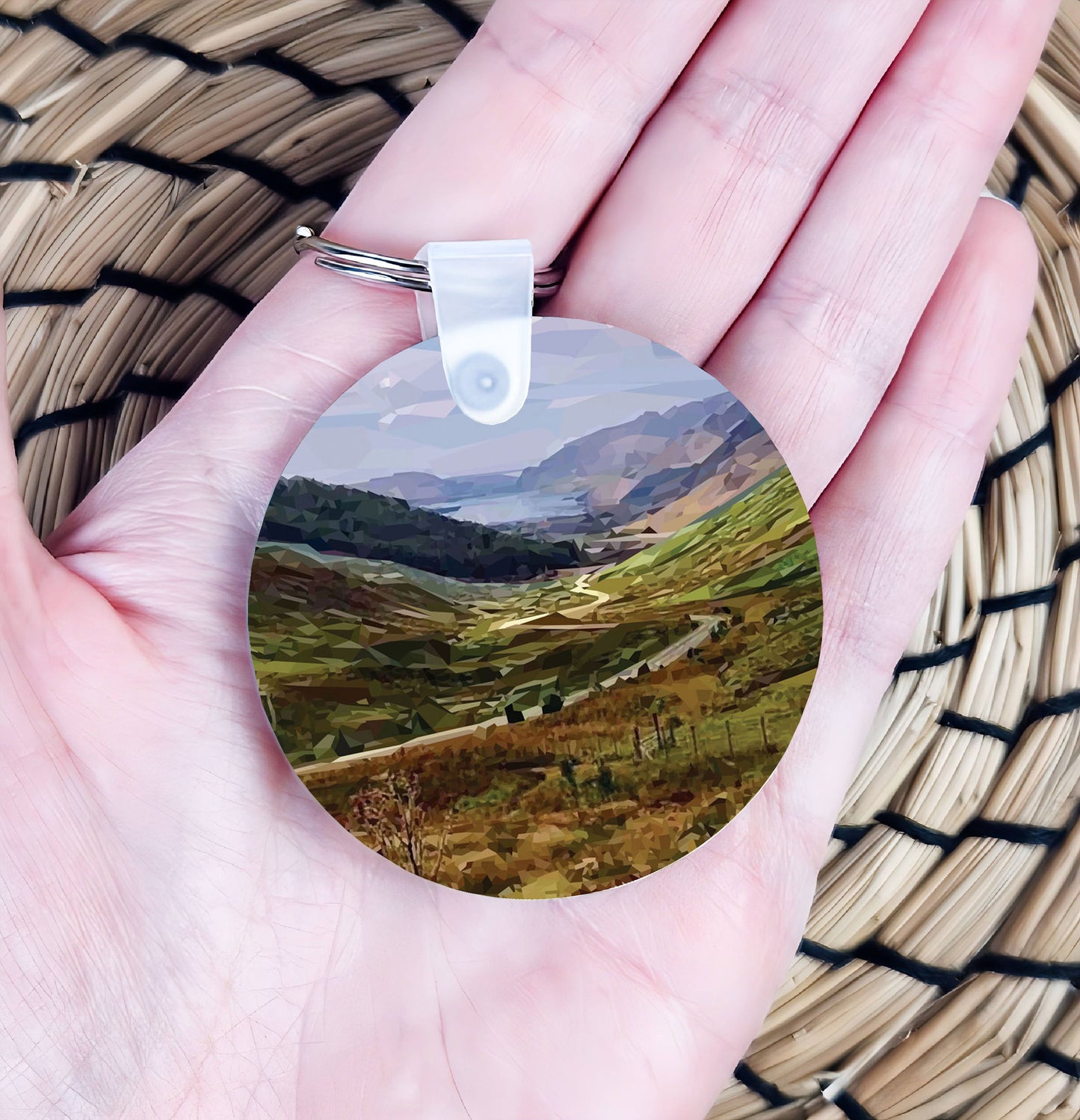 Scottish landscape illustration | Keyring | Glen Docherty
