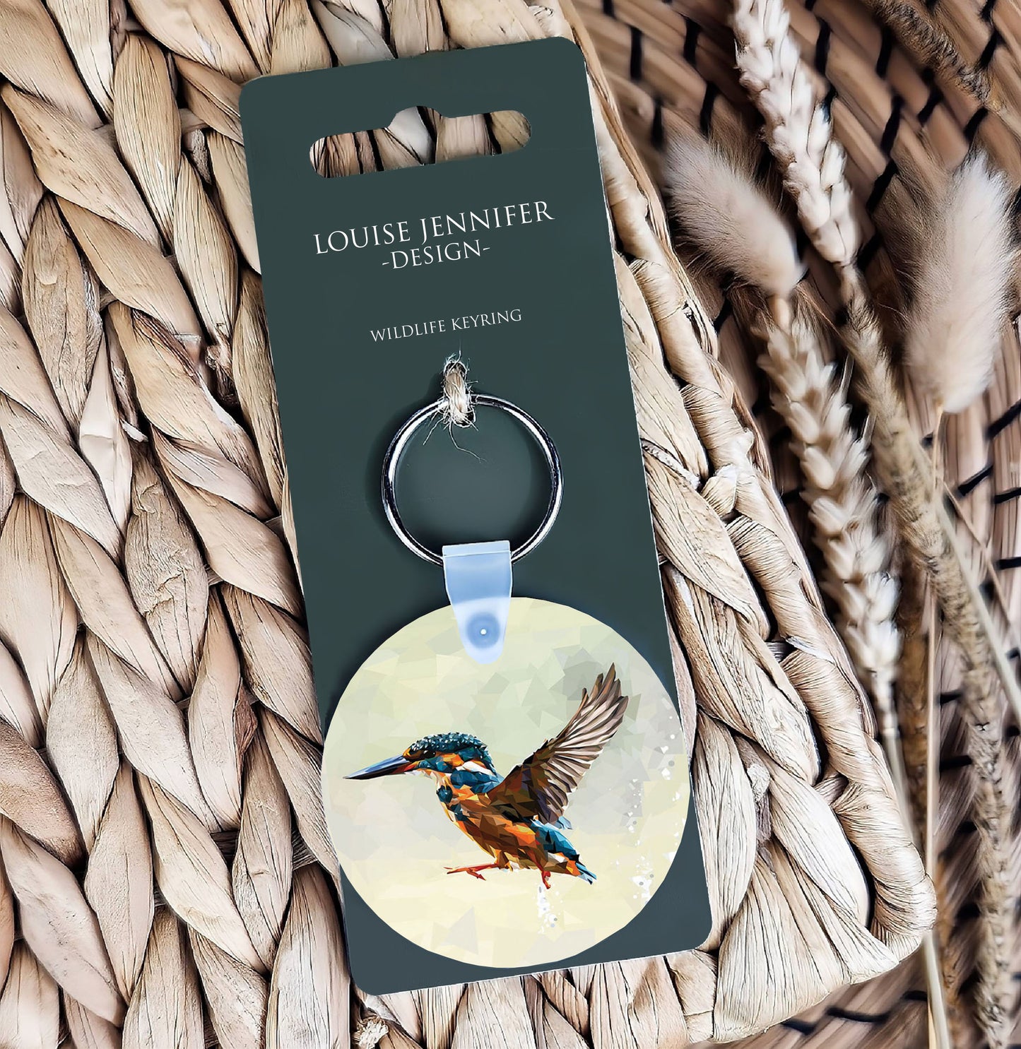 Kingfisher illustration | Keyring | Accessories