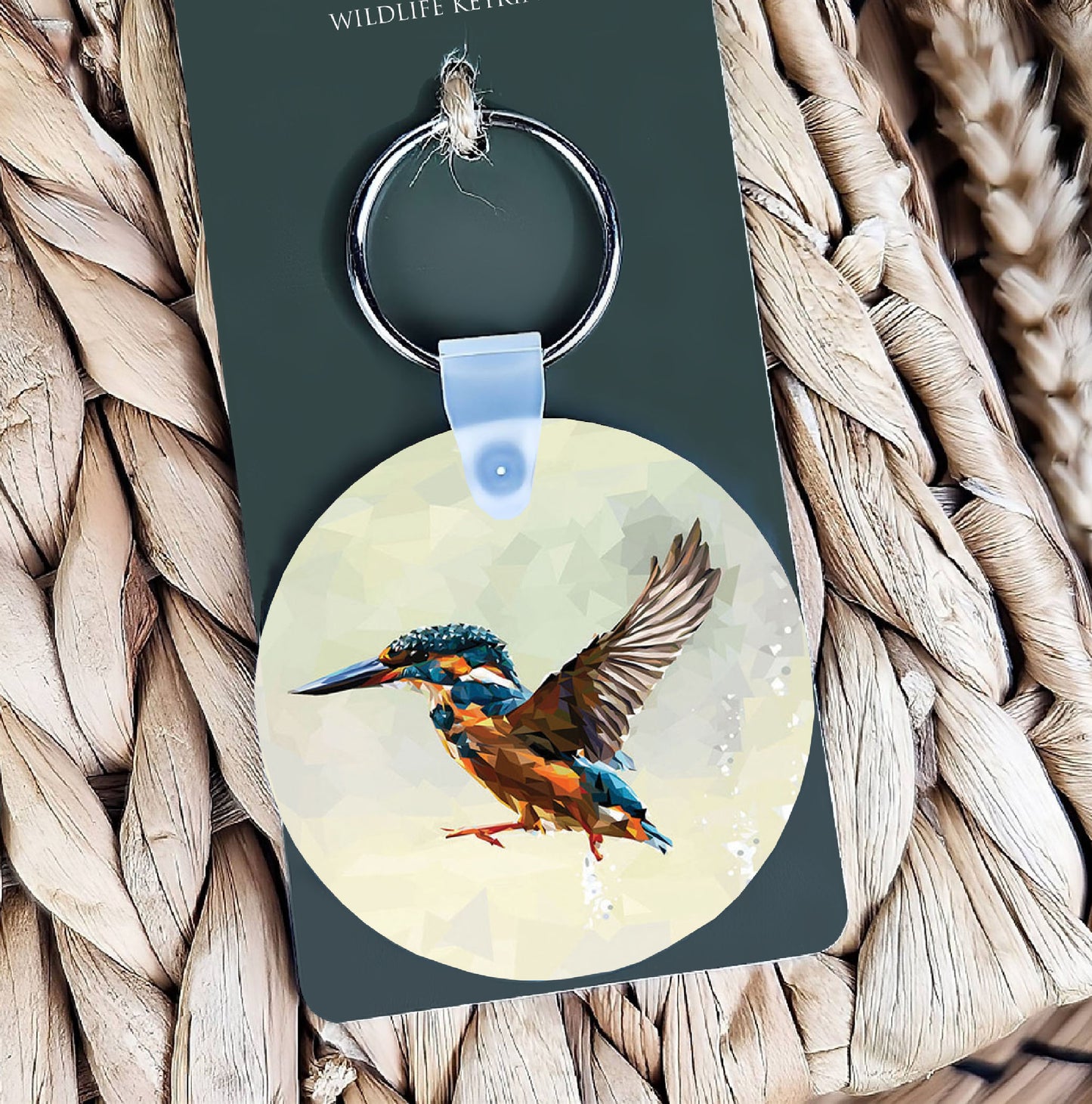 Kingfisher illustration | Keyring | Accessories
