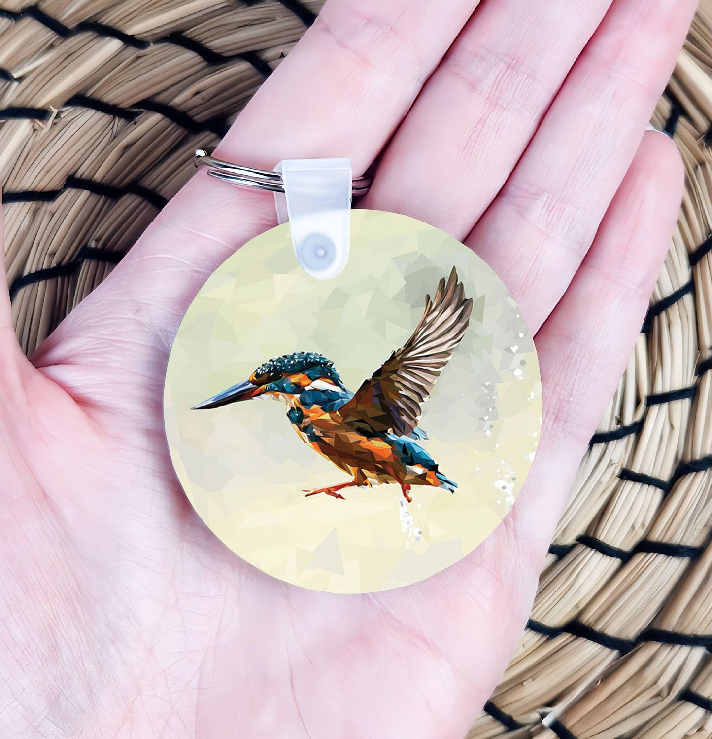 Kingfisher illustration | Keyring | Accessories