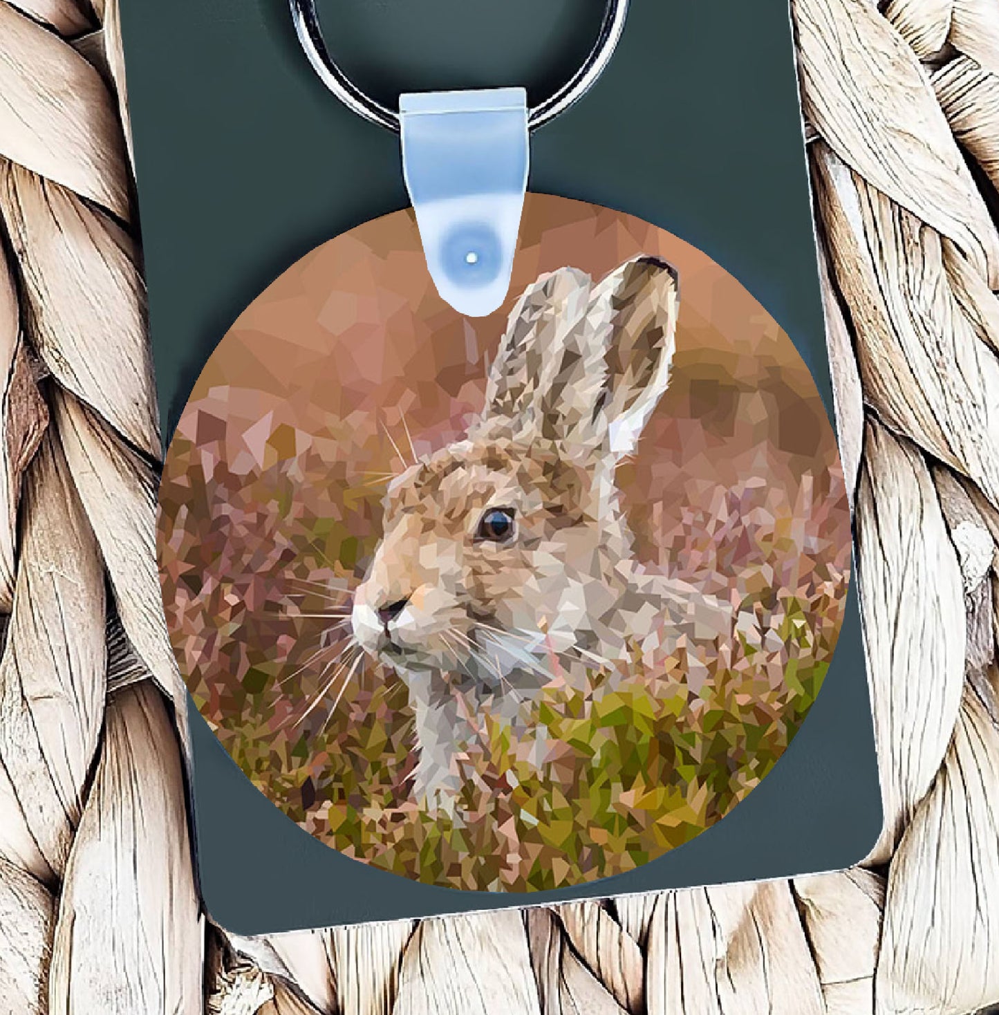 Mountain hare illustration | Keyring | Accessories