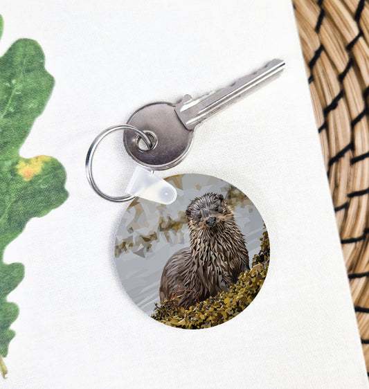Otter illustration | Keyring | Accessories