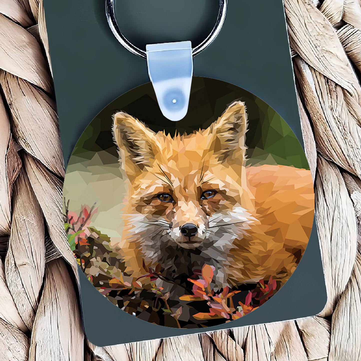 Red fox illustration | Keyring | Accessories