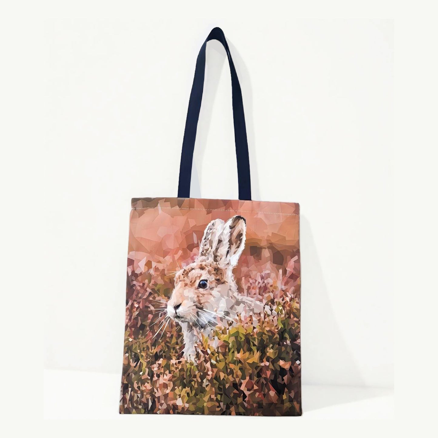 Mountain hare illustration | Heavyweight cotton tote bag