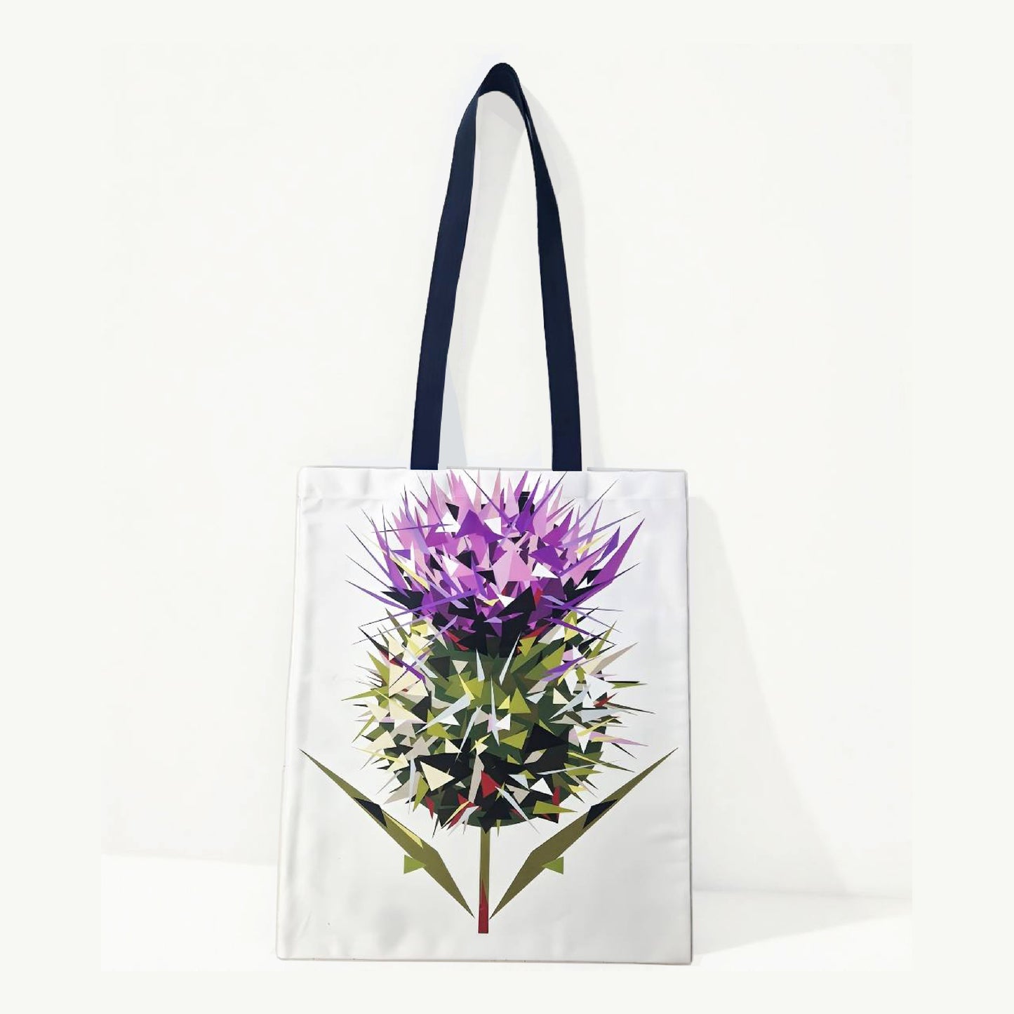 Spear thistle illustration | Heavyweight cotton tote bag | Scottish