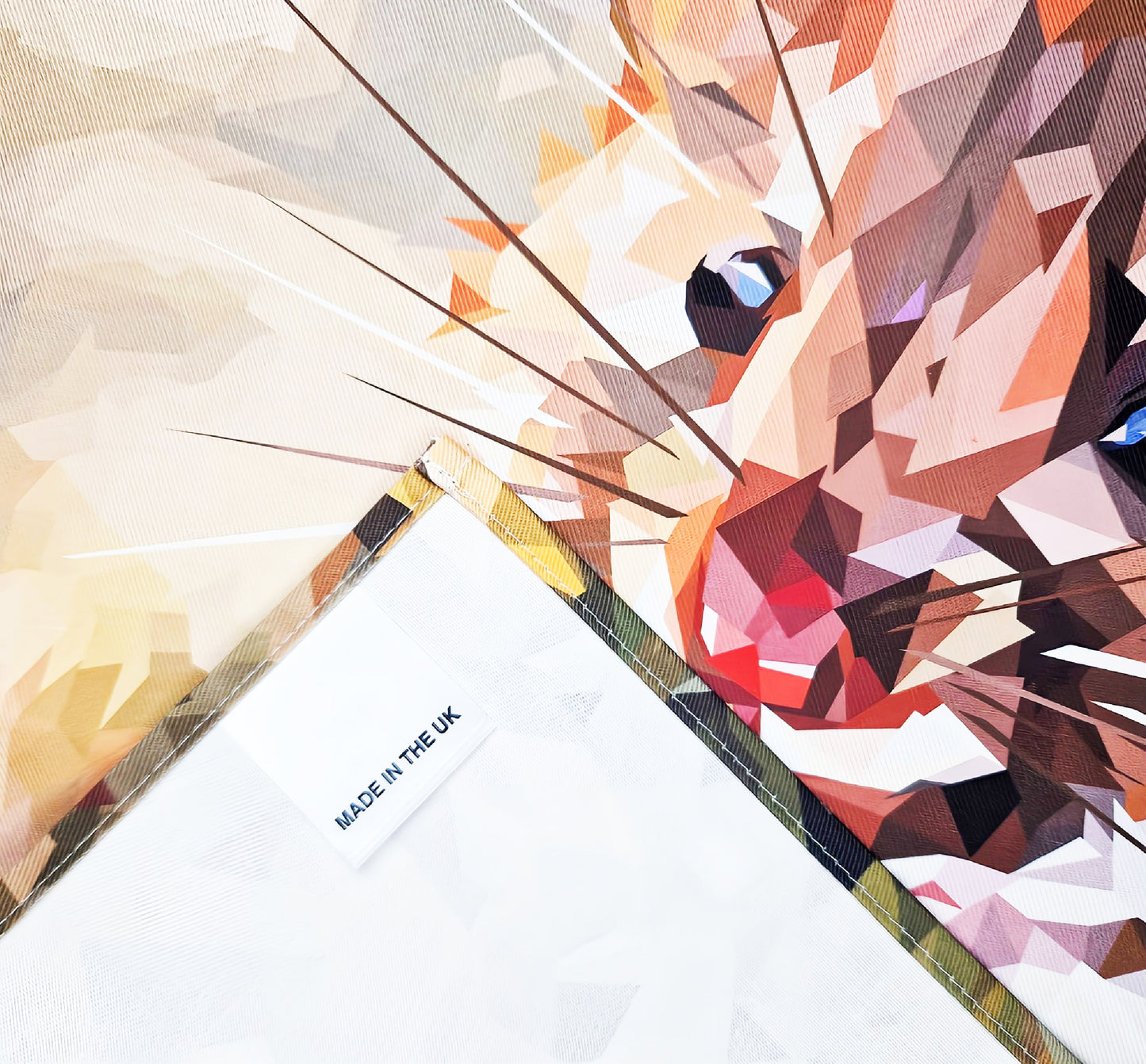 Field mouse tea towel | 100% cotton | British woodlands | Wildlife design