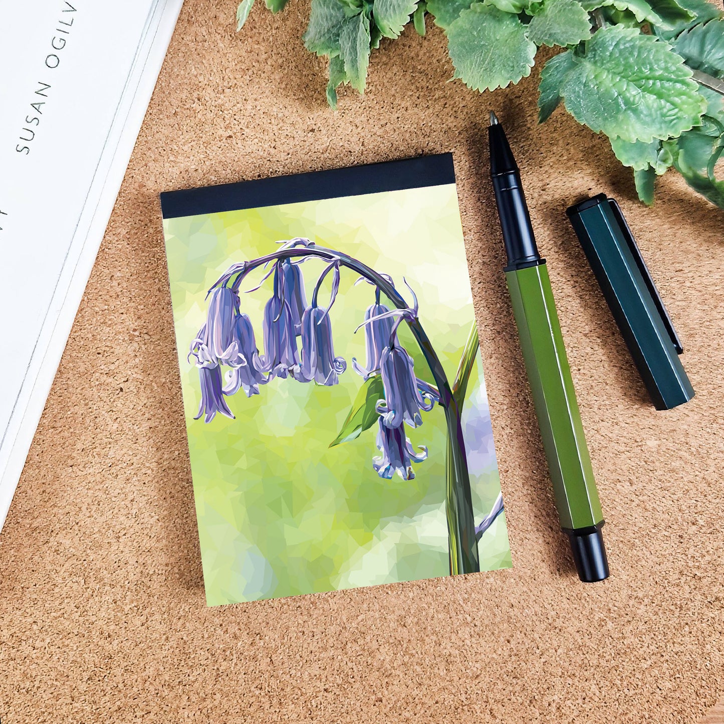 Bluebell flower illustration | A7 mini notebook | Scottish