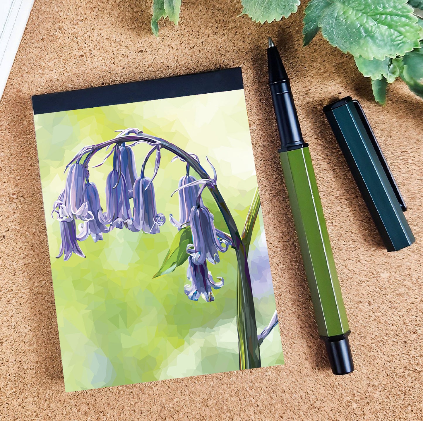 Bluebell flower illustration | A7 mini notebook | Scottish