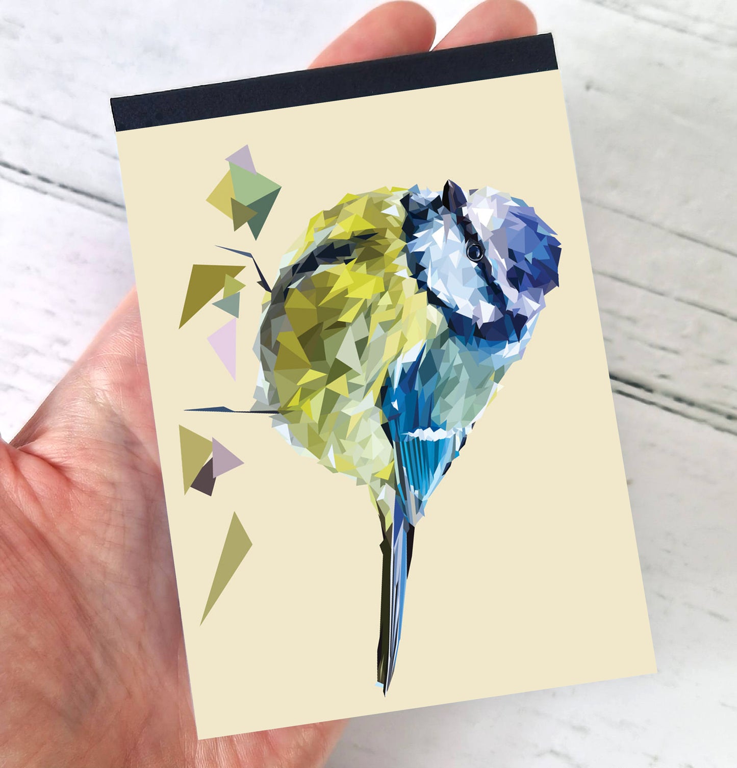 Blue tit bird illustration | A7 mini notebook