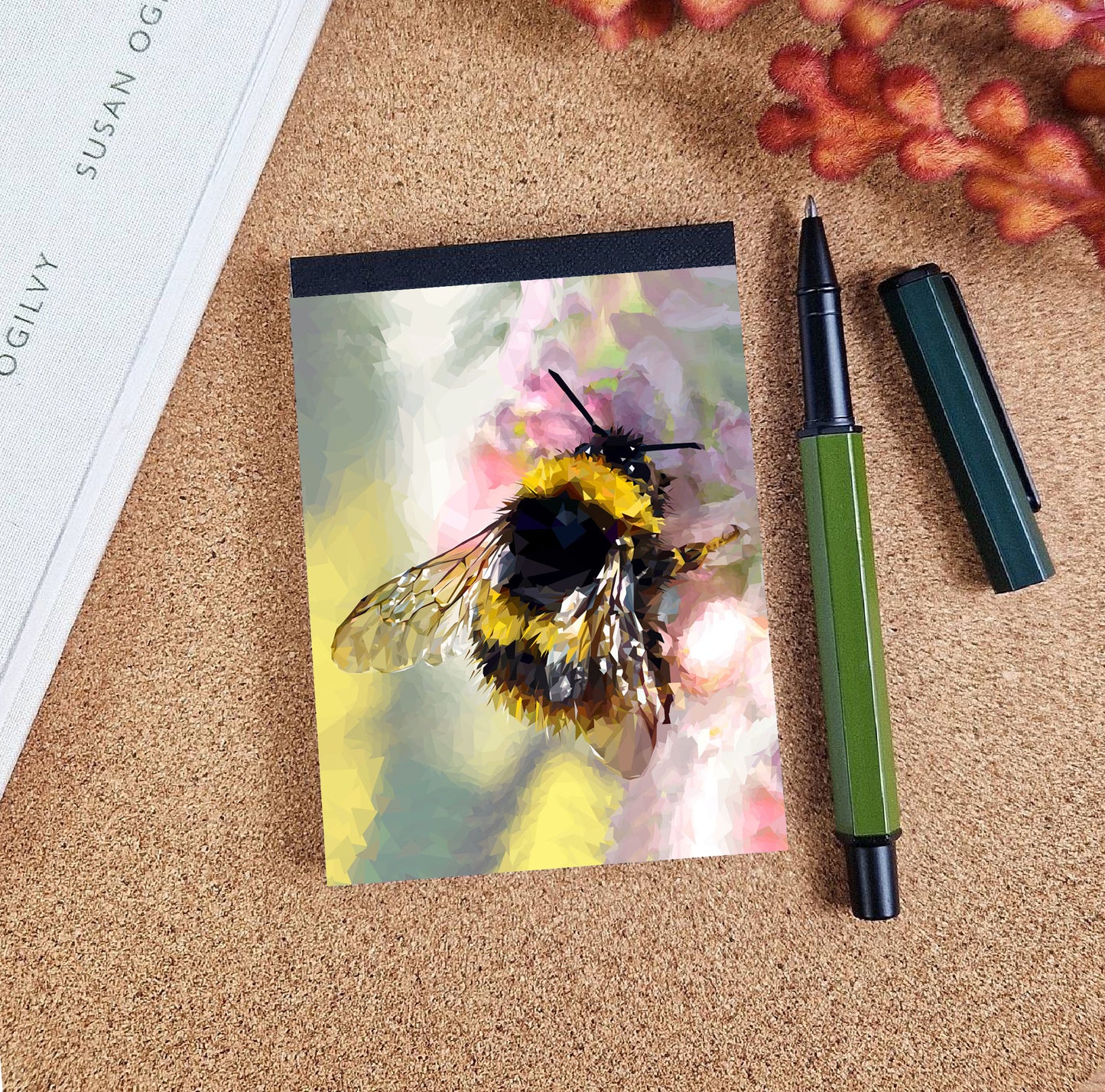 Buff-tailed bumblebee illustration | A7 mini notebook *BESTSELLER