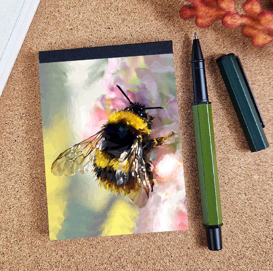 Buff-tailed bumblebee illustration | A7 mini notebook *BESTSELLER