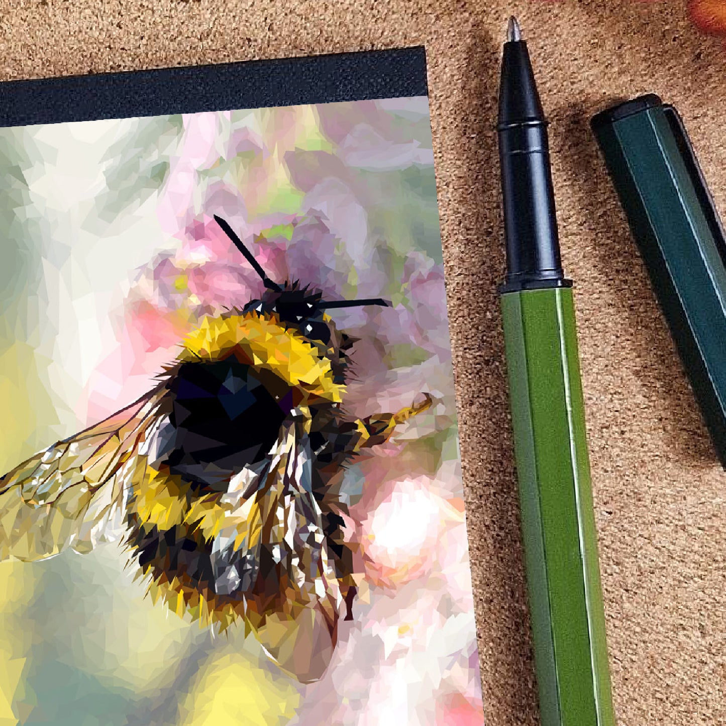 Buff-tailed bumblebee illustration | A7 mini notebook *BESTSELLER