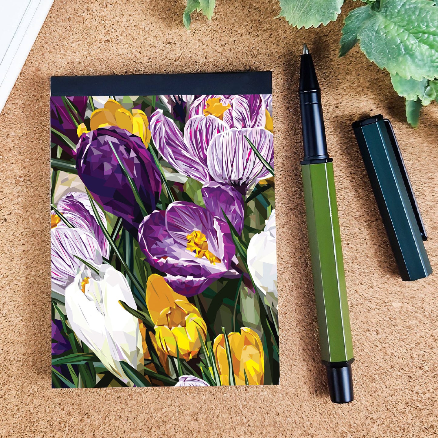 Crocus flower illustration | A7 mini notebook | Botanical