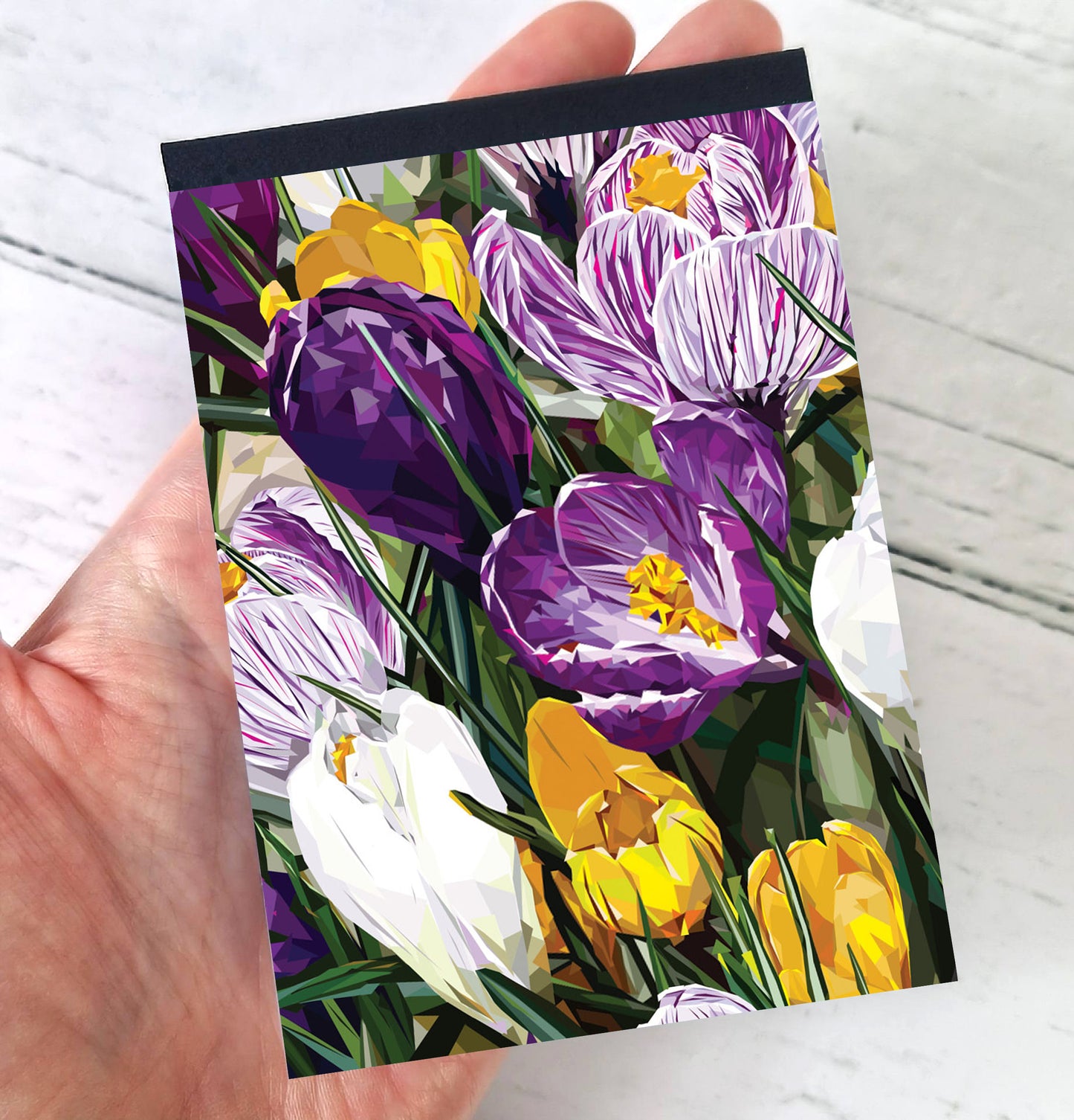 Crocus flower illustration | A7 mini notebook | Botanical