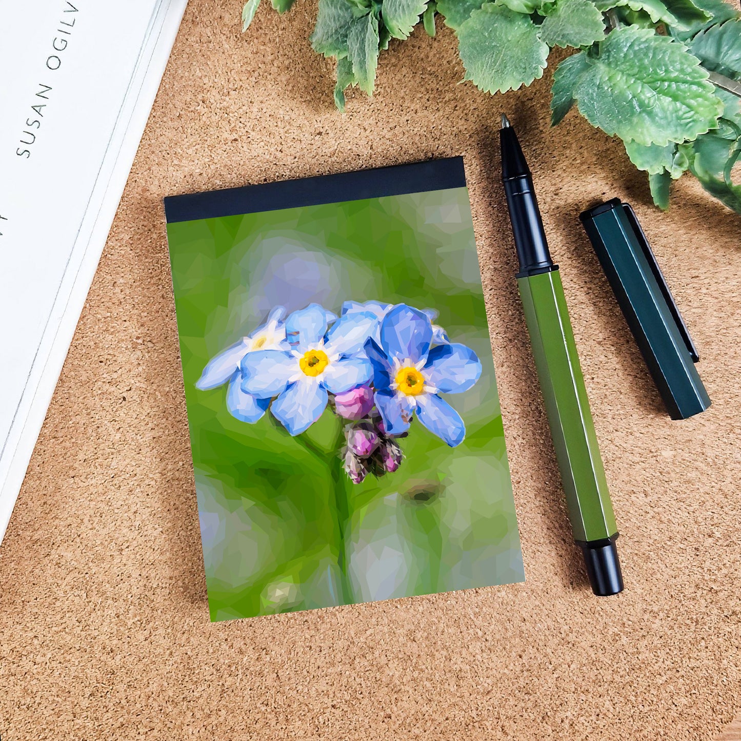 Forget-me-not flower illustration | A7 mini notebook | Botanical