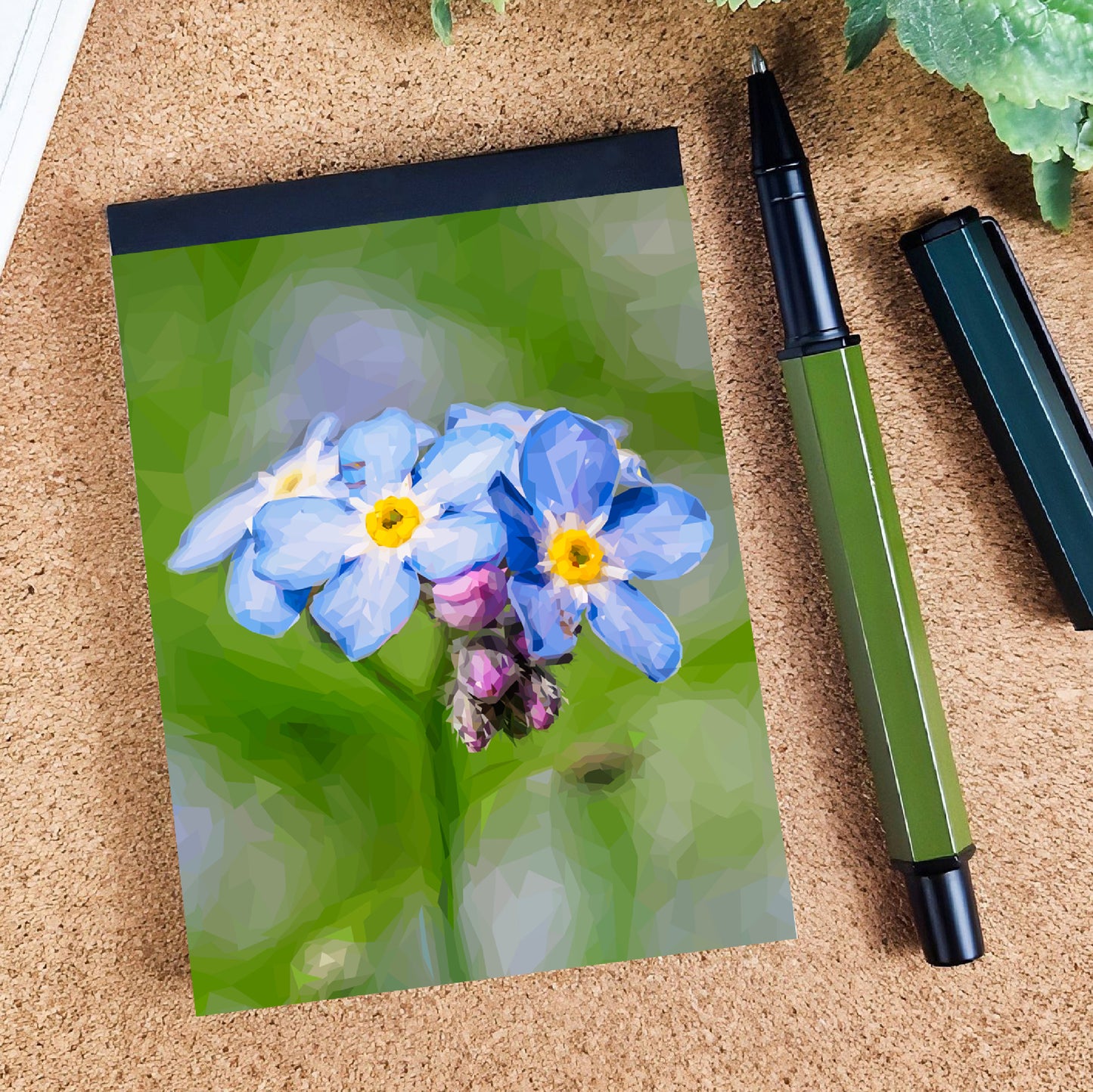 Forget-me-not flower illustration | A7 mini notebook | Botanical