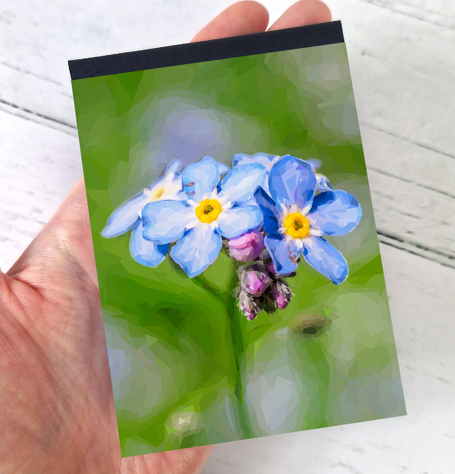 Forget-me-not flower illustration | A7 mini notebook | Botanical