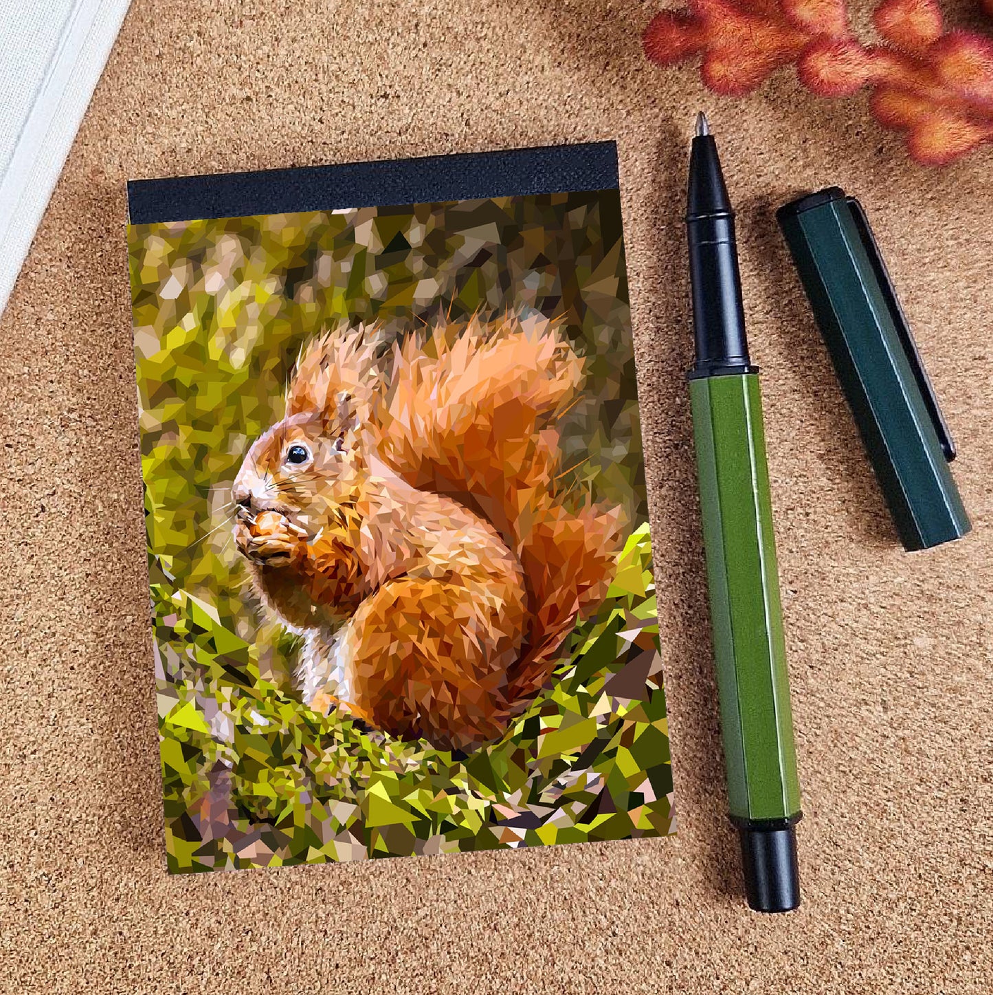 Red squirrel illustration | A7 mini notebook *NEW