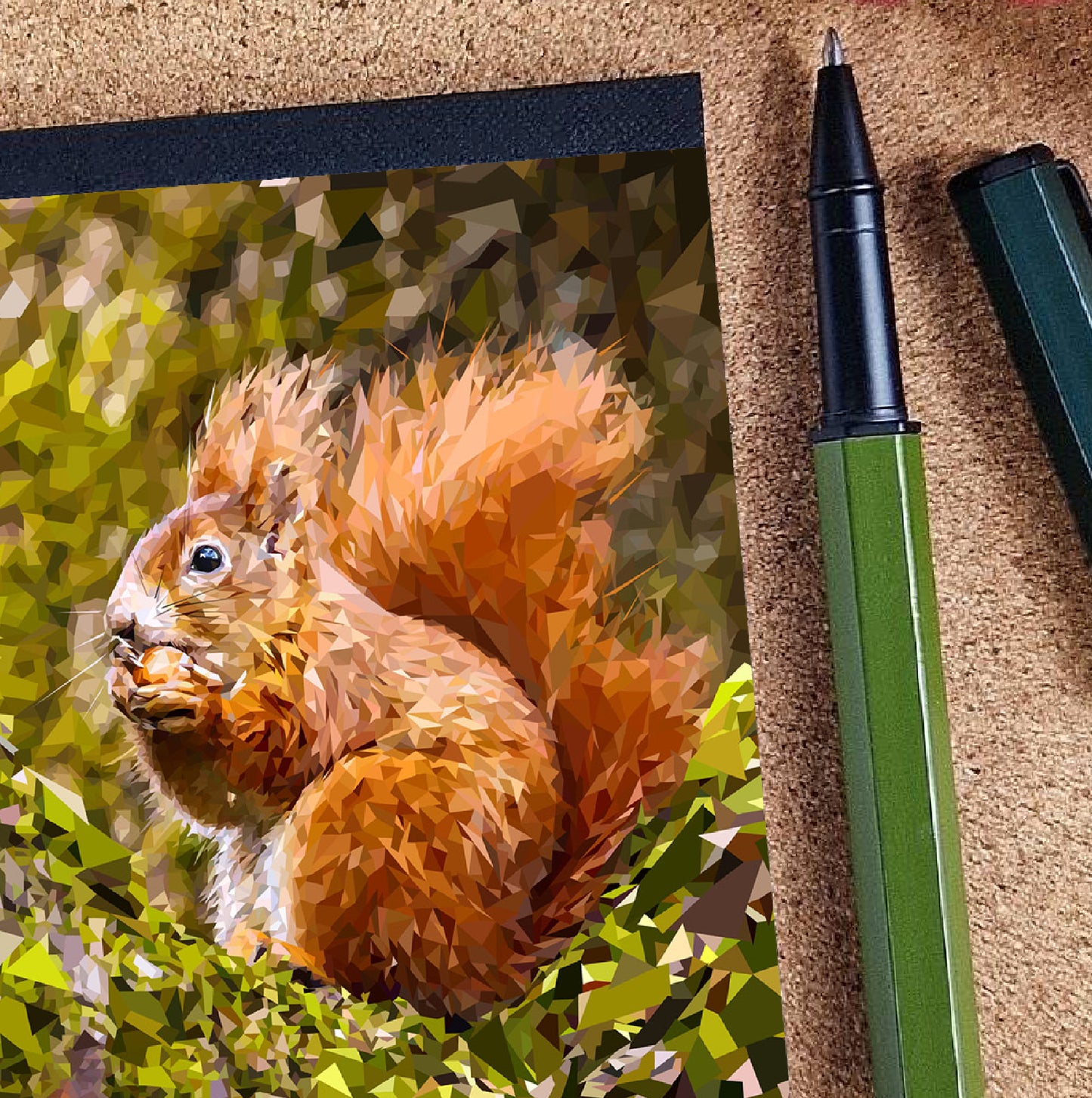 Red squirrel illustration | A7 mini notebook *NEW