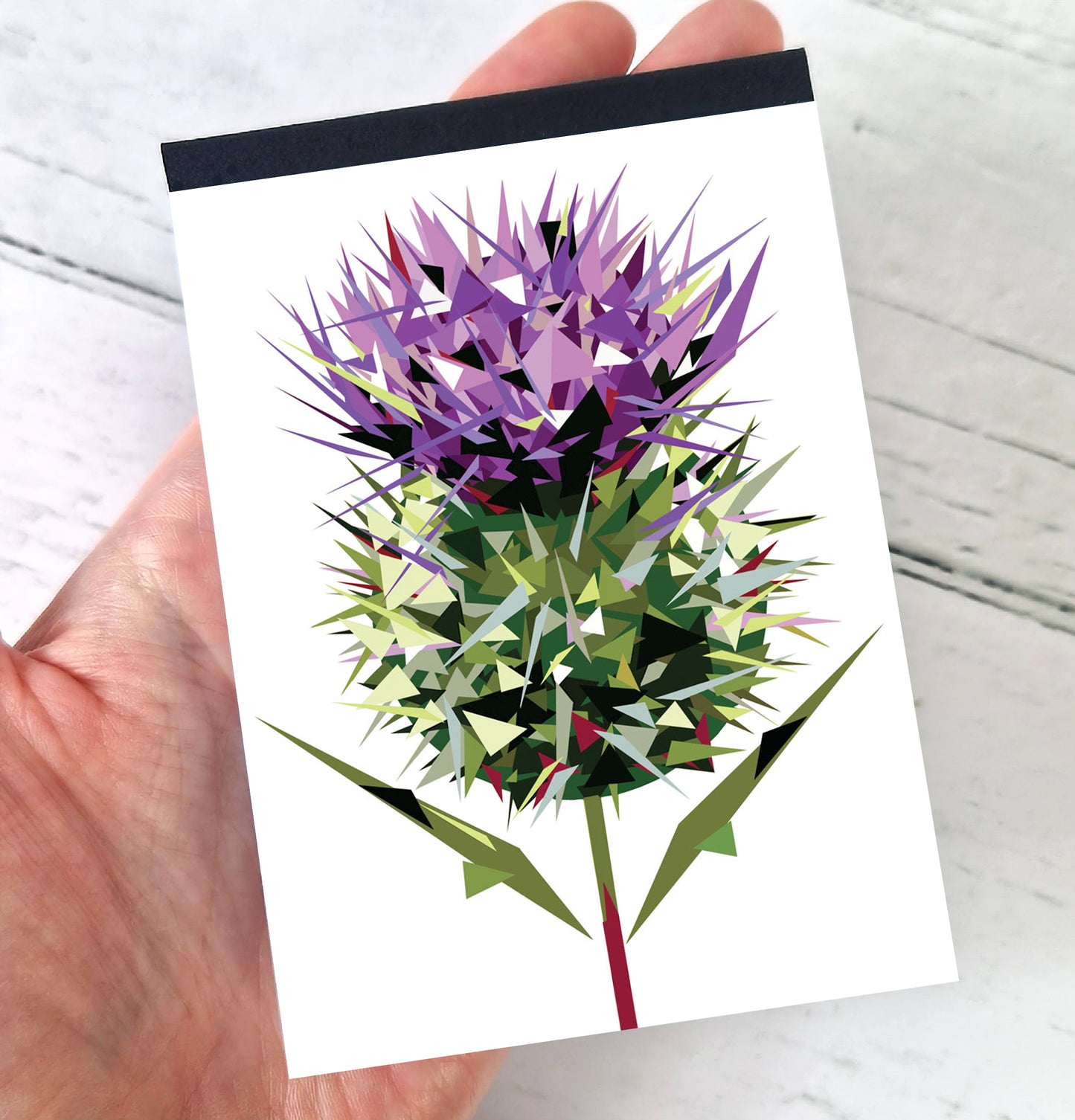 Spear thistle illustration | A7 mini notebook | Scottish *BESTSELLER