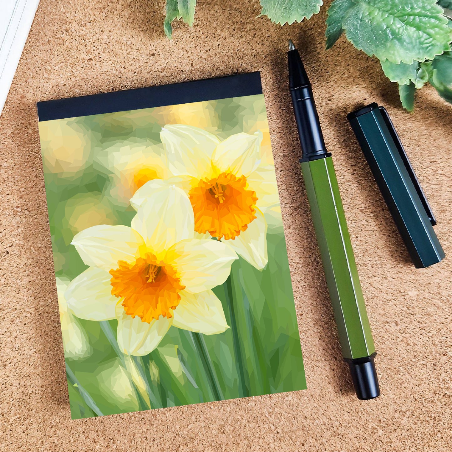 Daffodil flower illustration | A7 mini notebook | Botanical