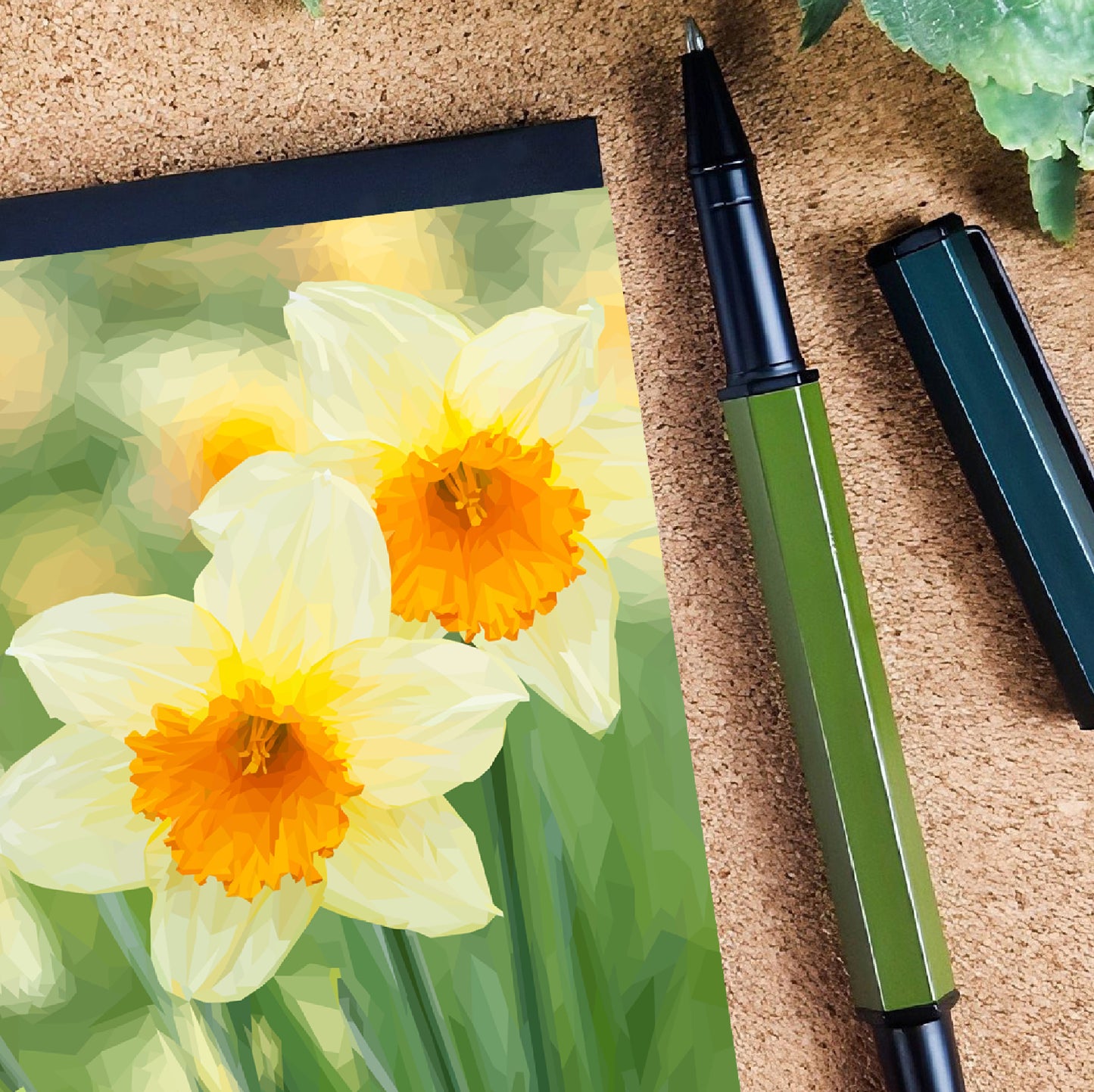 Daffodil flower illustration | A7 mini notebook | Botanical