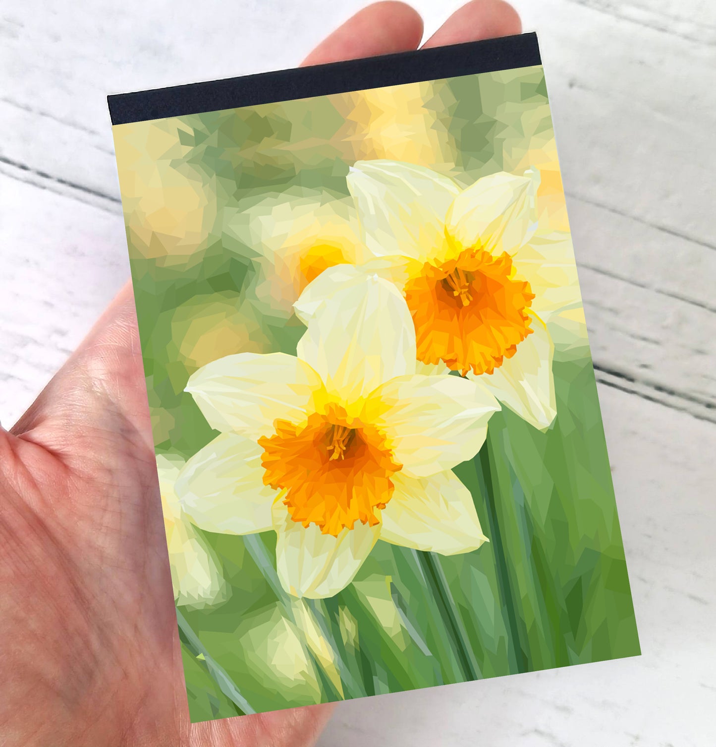 Daffodil flower illustration | A7 mini notebook | Botanical