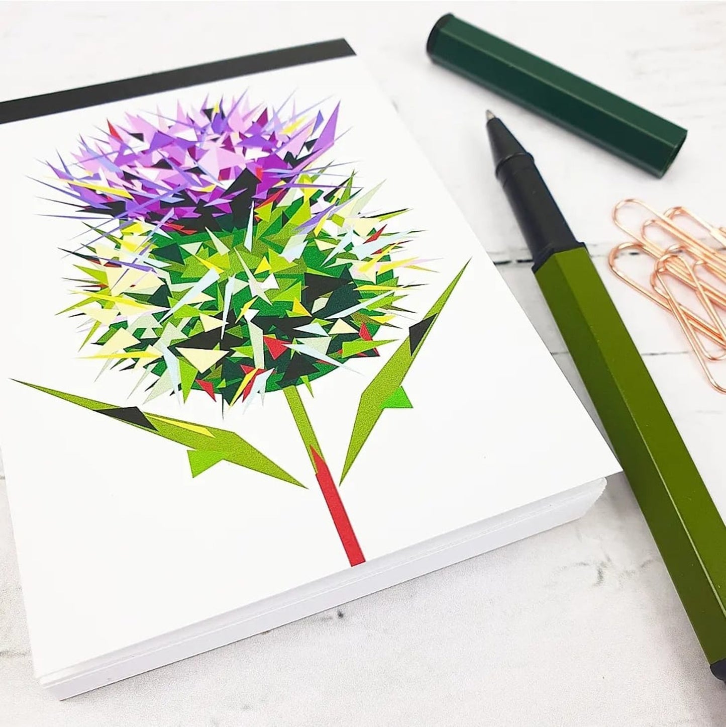 SPEAR THISTLE mini notebook