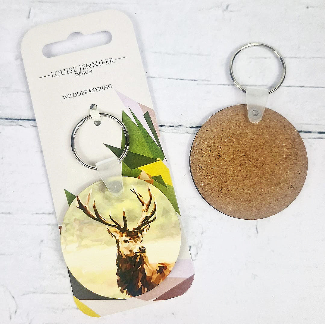 RED STAG keyring