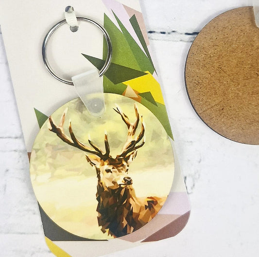 RED STAG keyring