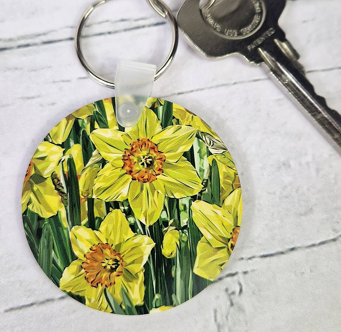 DAFFODIL keyring